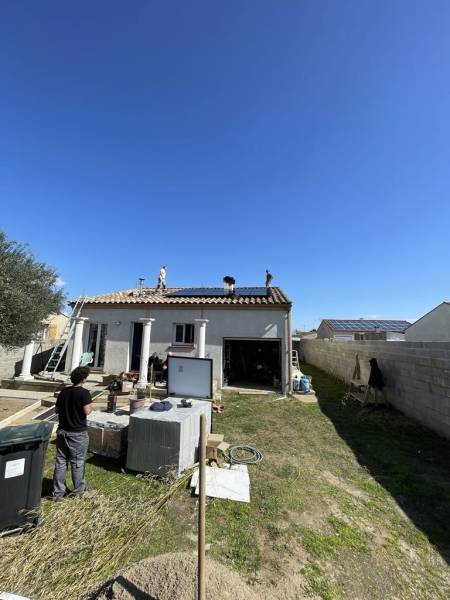  Installation de panneaux  photovoltaïque en autoconsommation à Trèbes proche de Carcassonne et Narbonne dans l'Aude 11
